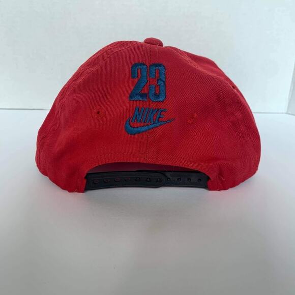 Vintage 90s Red Youth Nike Air Jordan Cap - Picture 2 of 4